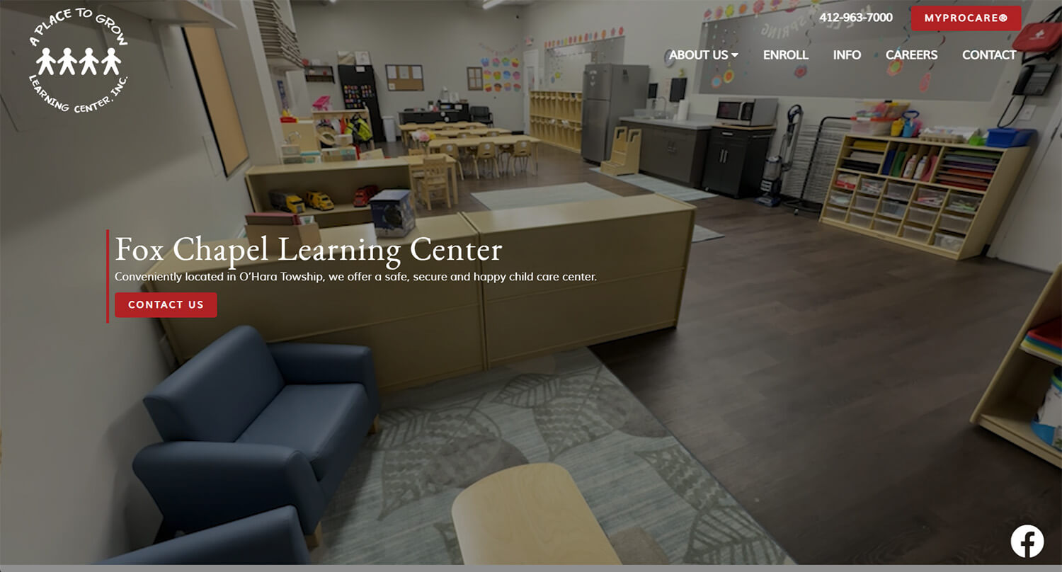 Custom Website Design for Daycares
