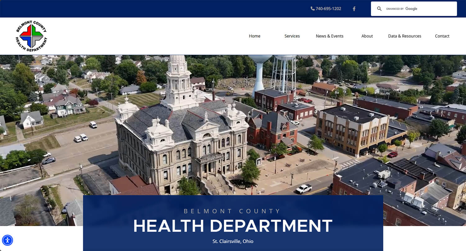 Custom Website Design for Health Departments