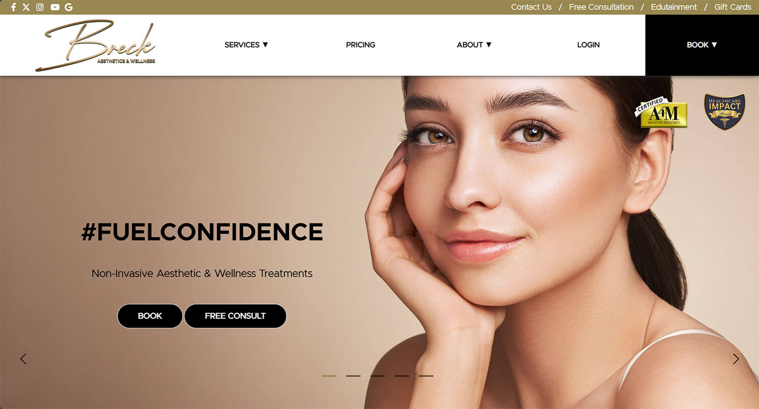 Custom Website Design for Medspas