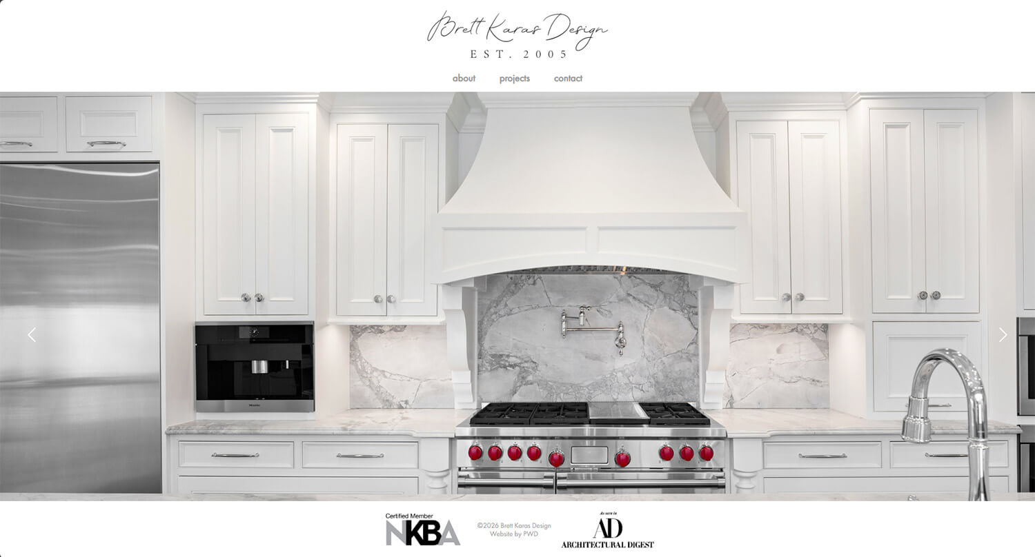 Custom Website Design for Interior Designers