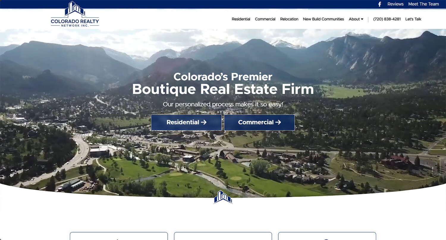 Custom Website Design for Real Estate Companies