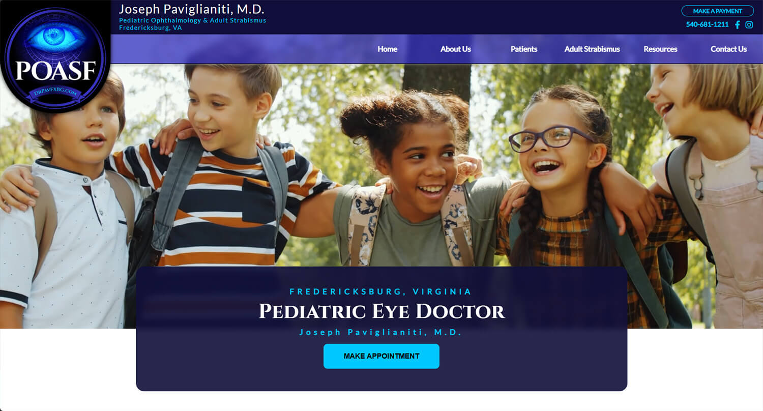 Custom Website Design for Eye Doctors
