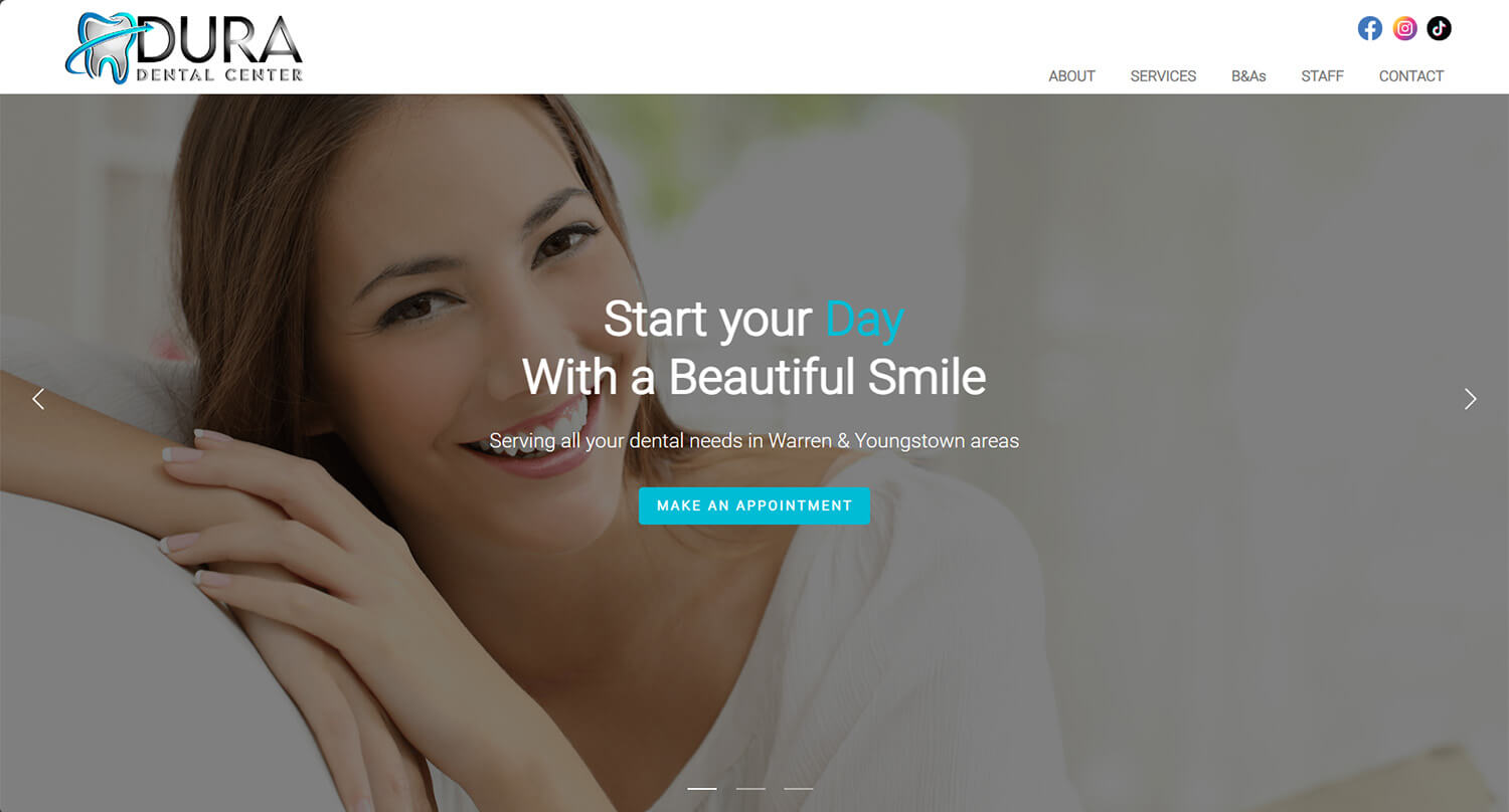 Custom Website Design for Dentists