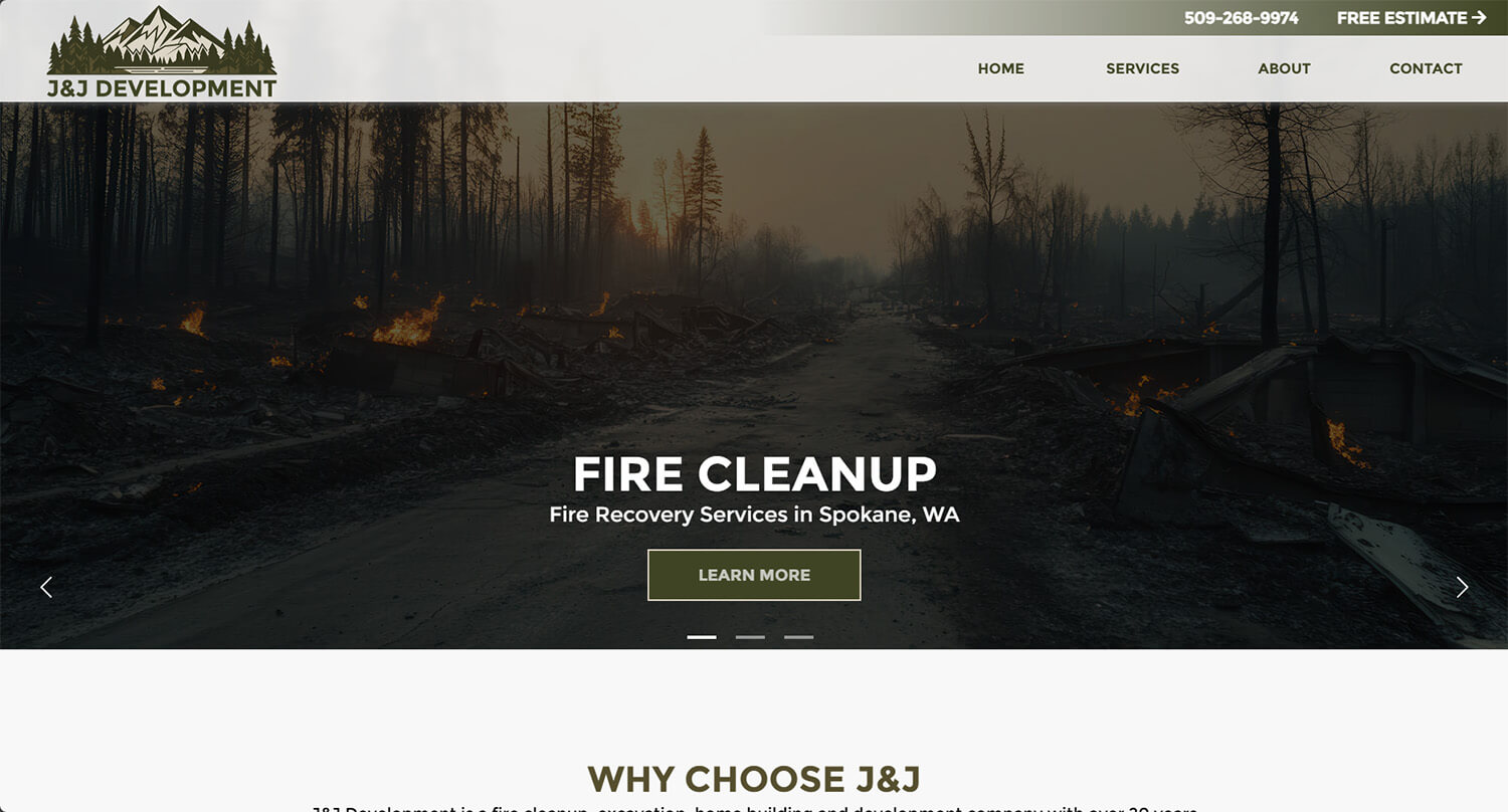 Custom Website Design for Contractors