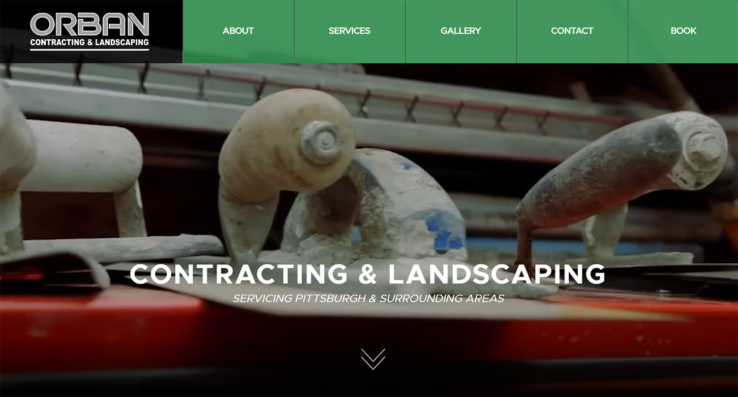 Custom Website Design for Landscapers
