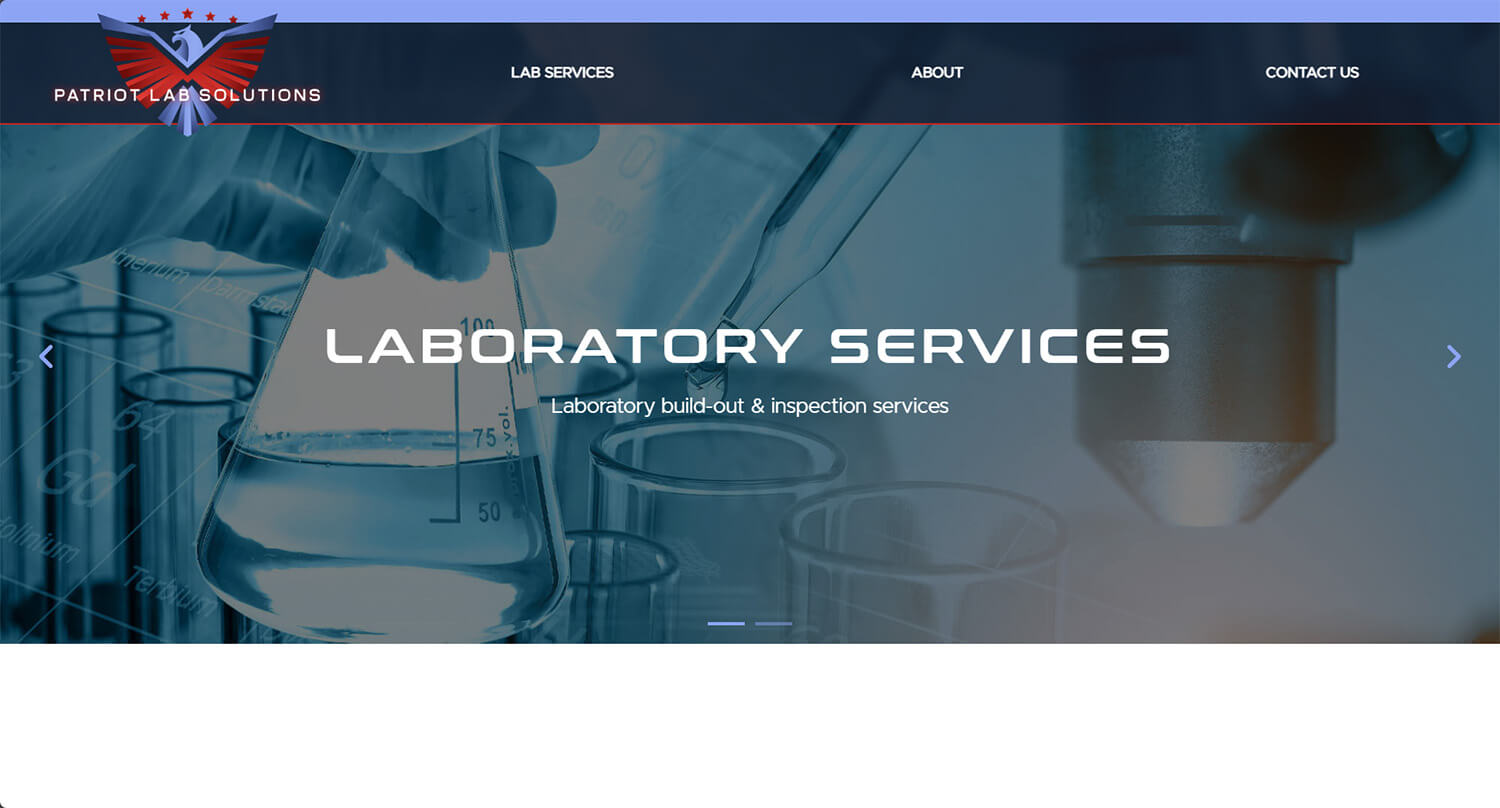 Custom Website Design for Laboratories