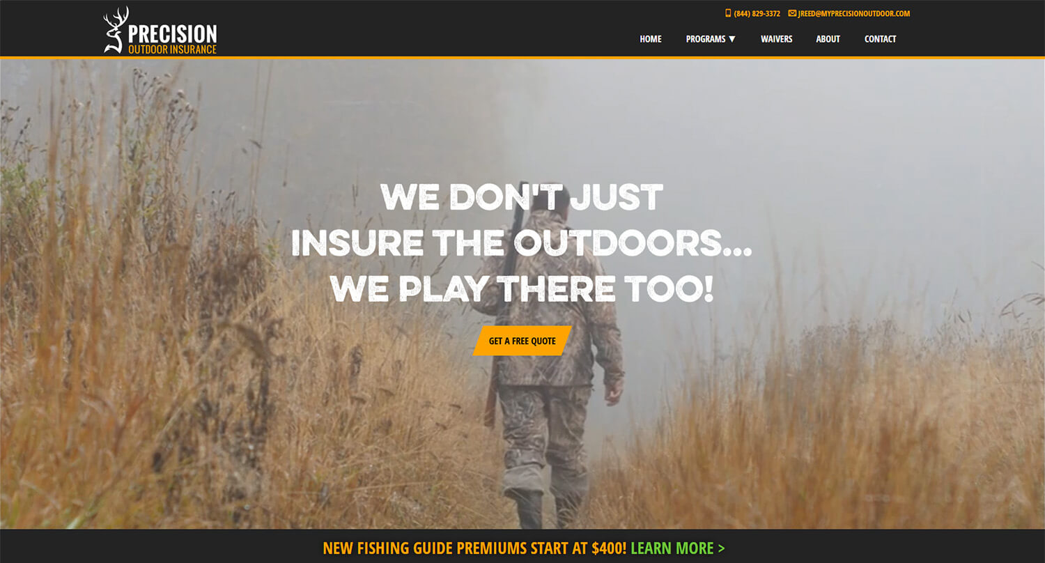 Custom Website Design for Insurance Companies