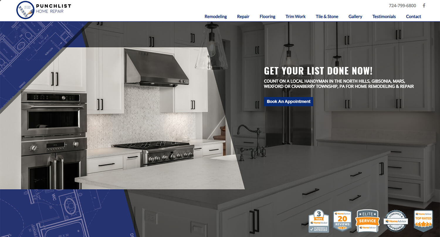 Custom Website Design for Contractors